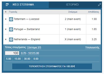 Tavolo delle regole di scommessa di Fonbet Casino